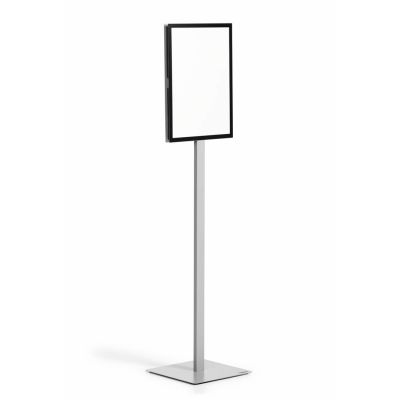 3. Durable 501357 Information Sign Letter Gray Metal, Plastic 1 pc.