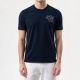 Paul&Shark Men's Cotton T-shirt Navy Blue 26411035-13 - Classic Cut
