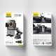 5. Dudao F19 clamp car holder with 15W inductive charger - black