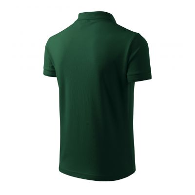 4. Malfini Pique Polo Shirt M MLI-203D3 dark green