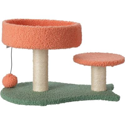 3. CAT SCRATCHING POSTS TREE BALL ON A STRING 38X26X24CM
