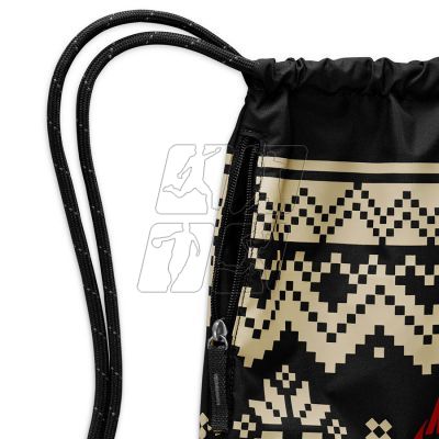 2. Nike Drawstrng-Fair Isle FZ7287-010 Backpack