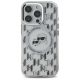 3. Karl Lagerfeld IML Monogram Karl & Choupette Head MagSafe iPhone 16 Pro Case - Clear