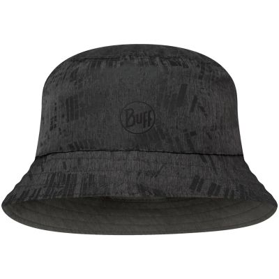 BUFF TRAVEL BUCKET HAT GLINE BLACK-GREY S/MS/M