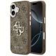 Guess 4G Big 4G Classic Logo case for iPhone 17 - brown and silver
