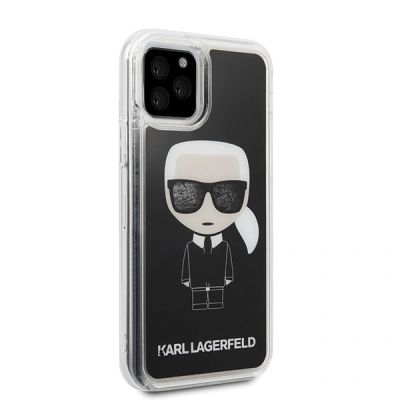 5. Karl Lagerfeld Iconic Glitter iPhone 11 Pro Case - Black
