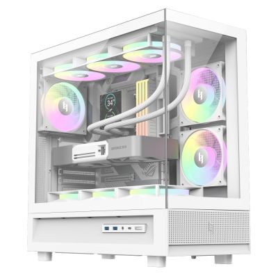 4. GameMax NEX C51 WH Computer Security & Holders White