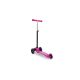 Jamara 460497 Scooter Kids Three-Wheel Scooter Black, Pink