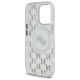 7. Karl Lagerfeld IML Monogram Karl & Choupette Head MagSafe iPhone 16 Pro Case - Clear