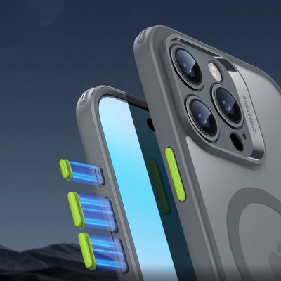 6. ESR Classic Pro Set Halolock MagSafe Case for iPhone 16 Pro Max - Gray