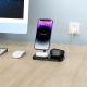 6. Tech-Protect QI15W-A22 MagSafe Inductive Charger with 3in1 MagSafe Stand for Smartphone / Apple Watch / AirPods - Black