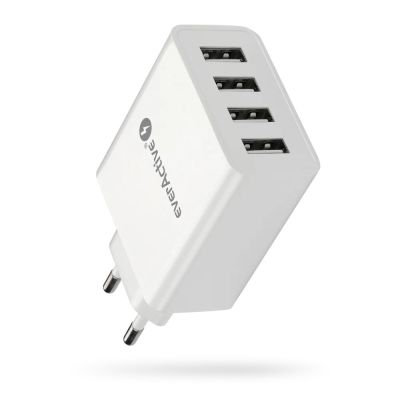 EVERACTIVE 4XUSB 5A WALL CHARGER - WHITE SC-400