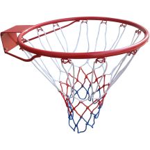 BASKETBALL RING WITH NET 45CM ENERO RED 1053639