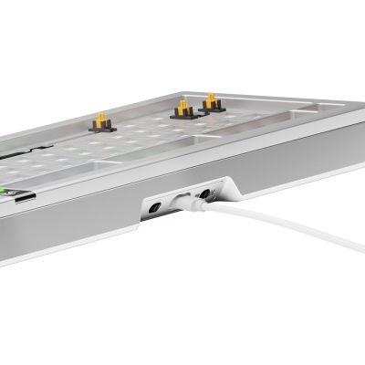 4. Glorious GMMK 3 Pro 75% Custom Gaming-Tastatur Gaming Keyboard - Barebone, ANSI-Layout, Silver