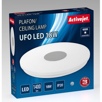 2. Modern LED ceiling lamp Activejet UFO 18W