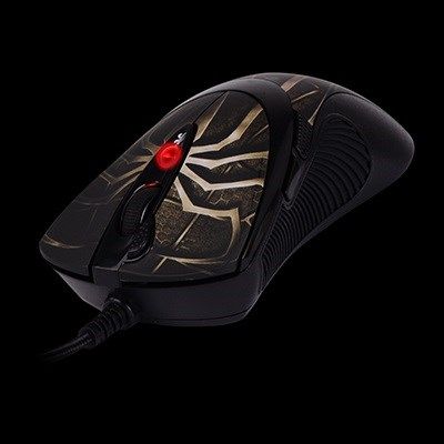 8. A4 TECH Evo XGame Laser Oscar X747 Brown Fire A4TMYS29980 computer mouse (laser; 3600 DPI; brown color)