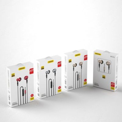 5. Dudao Metal Wired Earbuds 3.5mm Mini Jack Gray (X2C-Gray)