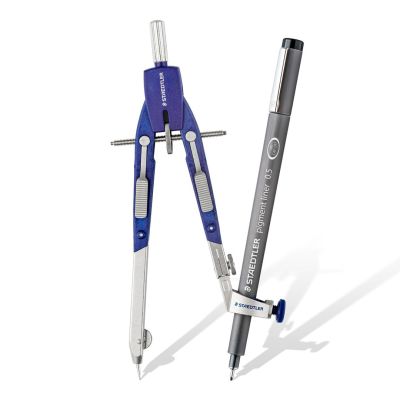 6. Staedtler Mars comfort 552 Blue, Silver 1 pc.