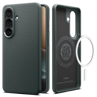 2. Spigen Liquid Air Mag MagSafe Case for Samsung Galaxy S26+ - Green