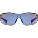 3. UVEX Equate cycling glasses, black/blue matt/mirror blue