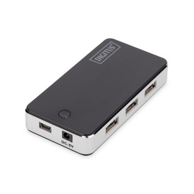 6. Hub DIGITUS DA-70222 (7x USB 2.0; black)