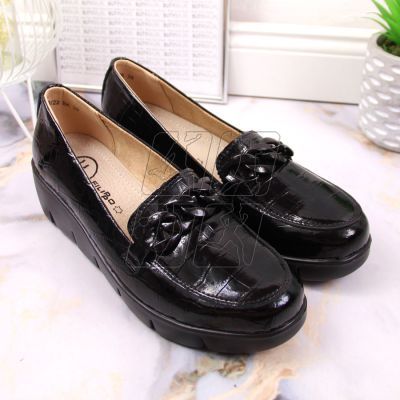 3. Filippo W PAW364 patent leather shoes, black