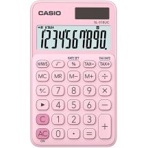 CASIO POCKET CALCULATOR SL-310UC PK PINK, 10-DIGITAL DISPLAY