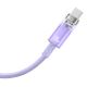 3. Baseus Explorer 100W USB-A - USB-C Cable with Intelligent Temperature Sensor 1m - Purple