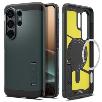 2. Spigen Tough Armor Mag MagSafe Case for Samsung Galaxy S26 Ultra - Green