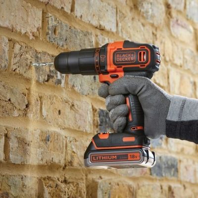 10. Black & Decker BDCHD18K1B2-QW 1400 RPM Drill