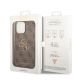8. Guess GUHCP15L4GMGBR iPhone 15 Pro 6.1" brown/brown hardcase 4G Big Metal Logo