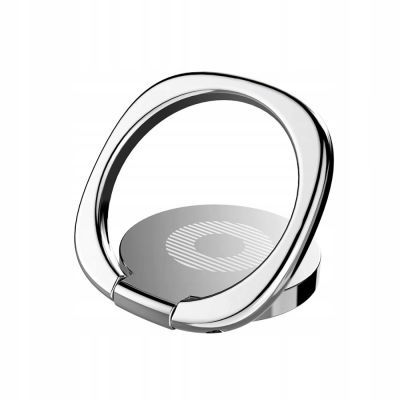 2. Baseus Privity Ring Holder with Stand Function - Silver