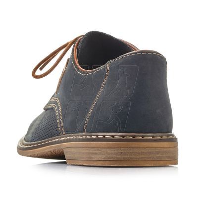 8. Comfortable leather shoes Rieker M RKR576 navy blue