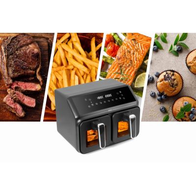 6. ELDOM FAT-FREE FRYER FR210 DUALCRISP 8L