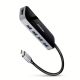 10. Axagon HMC-6H4A Wired Docking Station USB 3.2 Gen 1 (3.1 Gen 1) Type-C Black, Gray