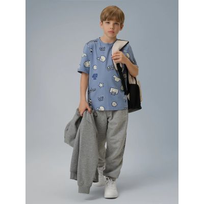 6. Boys' jogger sweatpants 4F 4FJRSS26TTROM1733-27M