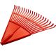 15. GARDEN RAKE FOR LEAF ORANGE L