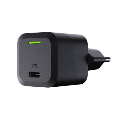 GREEN CELL USB-C CHARGER GAN GC POWERGAN 33W PD 3.0 QC 3.0 USB-C BLACK