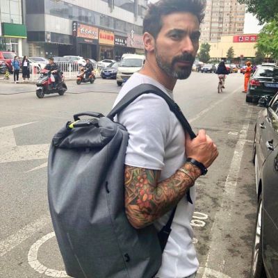 15. XD DESIGN BOBBY URBAN LITE BACKPACK GREY P/N: P705.502