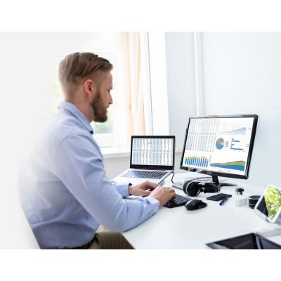 4. D-Link DUB-2327 Wired USB Type-C Docking Station Gray