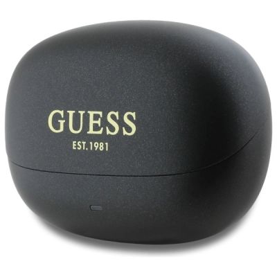 3. Guess Bluetooth headphones GUTWST88MCTGK TWS + docking station black/black Capsule Printed Logo