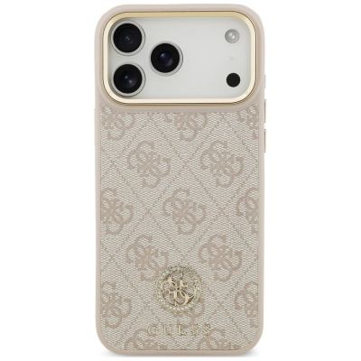 3. Guess 4G Strass Logo MagSafe Case for iPhone 18 Pro Max / 17 Pro Max – Pink