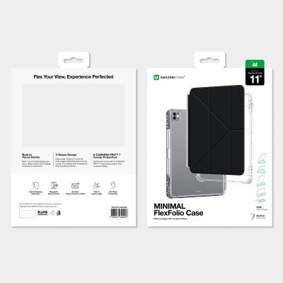 7. AmazingThing Minimal Case for iPad Pro M5 11" - Black