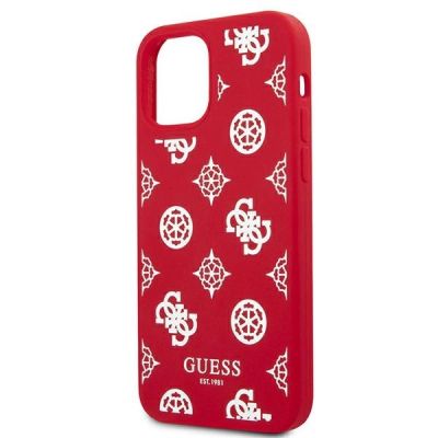 6. Guess GUHCP12LLSPEWRE iPhone 12 Pro Max 6.7" red/red hard case Peony Collection