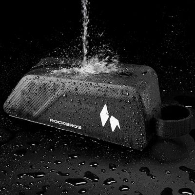5. Rockbros AS-151 RideMate Waterproof Top Tube Bag - Black