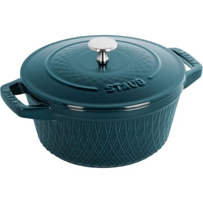 Round cast-iron pot Staub – 4 ltr, Sea Blue