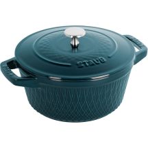 Round cast-iron pot Staub – 4 ltr, Sea Blue