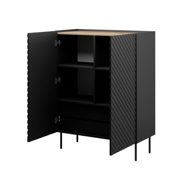 2. 2D2SZ ONDA bookcase 98x45x127 black