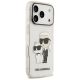 4. Karl Lagerfeld IML NFT Glitter Karl&Choupette Case for iPhone 18 Pro Max / 17 Pro Max - Transparent