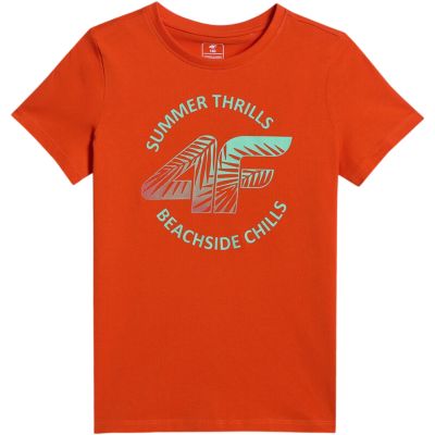 2. Boy's T-shirt 4F M3284 red 4FJWSS26TTSHM3284 62S